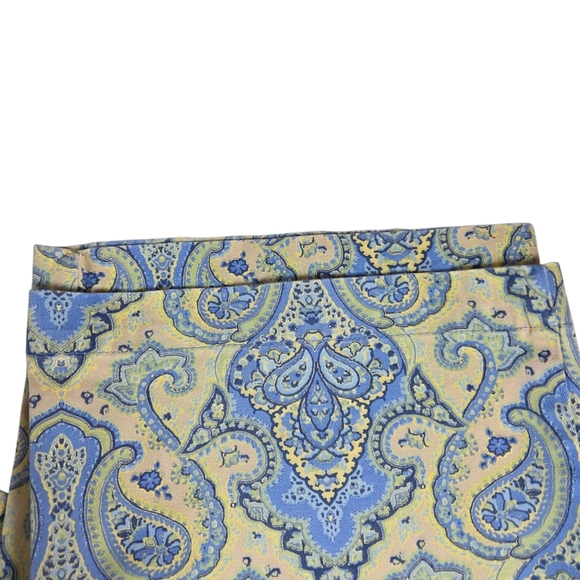 Lands' End Paisley Wide Leg Pants Size 6P - Picture 3 of 6